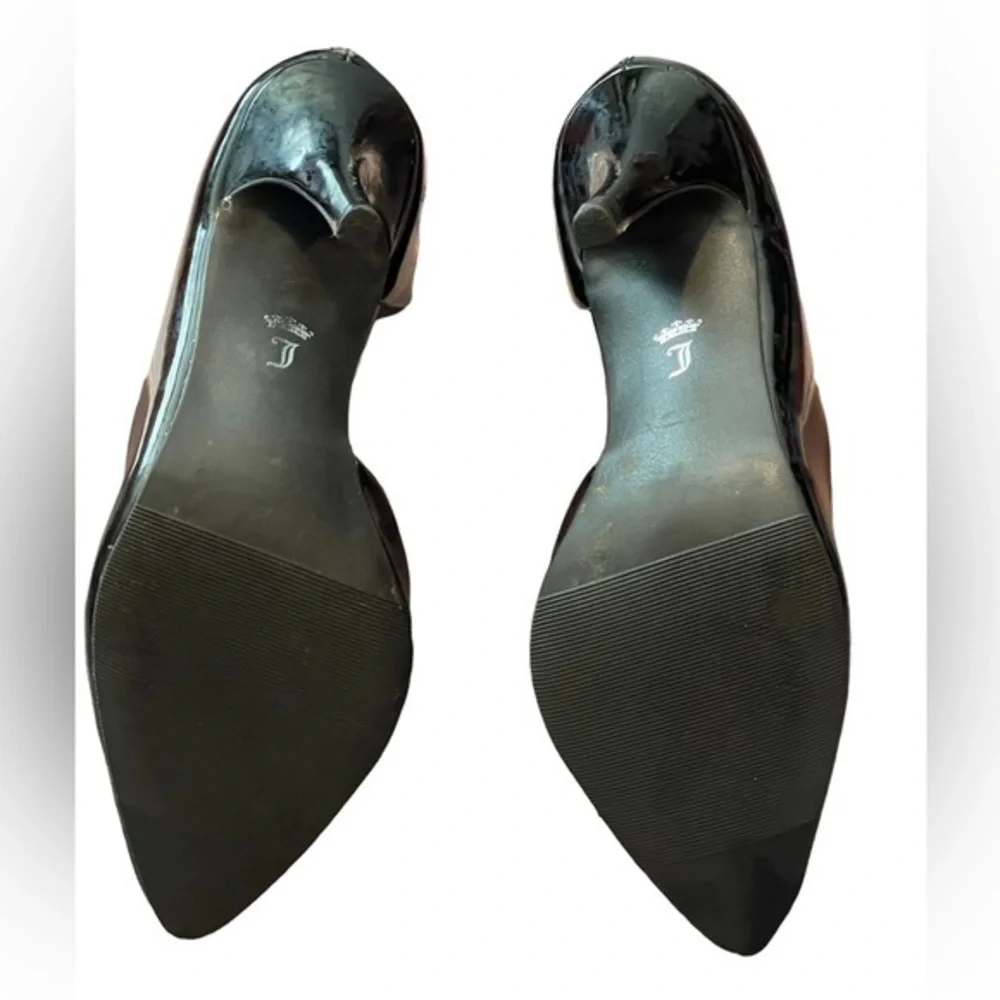 Juicy Couture Black Patented Leather Heels‎